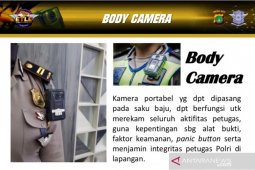 Anggota Ditlantas Polda Metro dilengkapi "body camera" melindungi diri