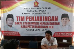 Tiga Bacawabup daftar ke Gerindra