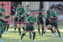 Latihan Timnas Indonesia jelang hadapi Vietnam