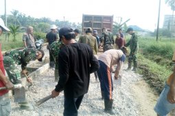 Tidak Ada Lagi Jalan Berlubang di Lokasi Sasaran Satgas TMMD Kodim 0314/Inhil