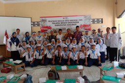 PMI beri pelatihan siaga bencana untuk pelajar madrasah tsanawiyah