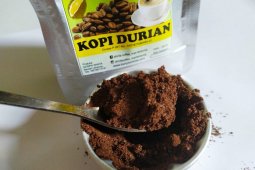 Kopi durian bubuk khas Lampung