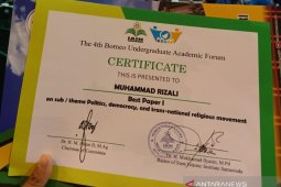 UIN Antasari student win the first Best Paper in BUAF 2019