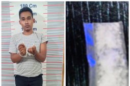 Di depan toko jam, Polisi Besitang Langkat tangkap pemilik sabu-sabu