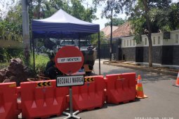 Akses jalan ke rumah Ma'ruf Amin tertutup untuk umum