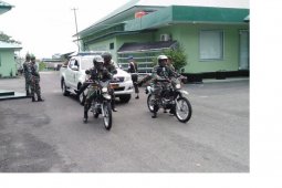 Jelang pelantikan presiden, Kodim 0414/Belitung gelar patroli teritorial