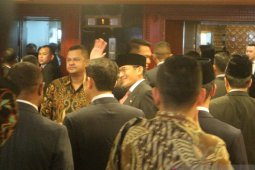 Pelantikan Presiden, Prabowo-Sandiaga tiba di kompleks  parlemen