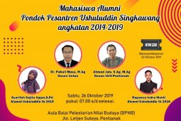 Alumni Pondok Pesantren Ushuluddin Singkawang gelar "Meet and Greet" di Pontianak
