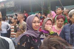 Isak tangis dan jeritan korban kebakaran di Jalan Sentosa Lama Medan