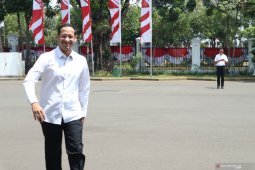 Nadiem Makarim juga datang ke istana kepresidenan