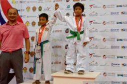 Atlet muda taekwondo Bangka Selatan raih medali emas Kejuaraan Internasional