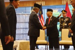 Wapres Ma'ruf bersama Raja Malaysia bahas perangi radikalisme