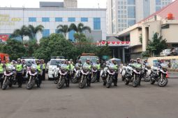 50 Polantas jaga arus lalu lintas saat ada unjuk rasa di Kemenaker