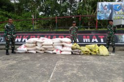 Satgas Pamtas kembali amankan barang ilegal di Entikong