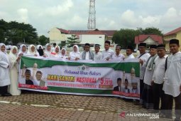 Meriahkan HSN, ribuan santri di Aceh Utara putihkan lapangan upacara Lhoksukon