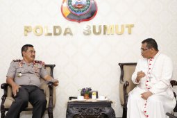 Kapolda Sumut berharap Keuskupan Agung Medan ikut dukung Kamtibmas