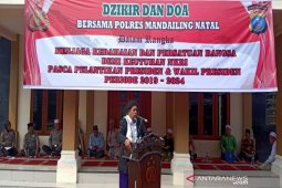 Polres Madina gelar dzikir dan doa bersama