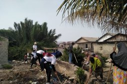 Pemerintah Kabupaten Bangka Barat giatkan gotong royong bersih lingkungan
