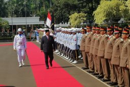 Prabowo nyatakan bekerja keras perkuat TNI jaga kedaulatan NKRI