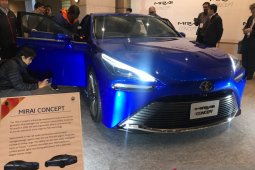 Mobil hidrogen Toyota Mirai baru curi perhatian di Tokyo Motor Show