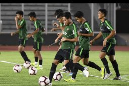 Latihan Timnas U-23 jelang Sea Games