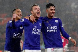 Leicester hajar 10 pemain Southampton 9-0