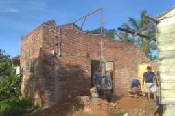 Puting beliung landa Langkat, tiga rumah warga rusak