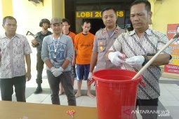 Polres Singkawang musnahkan barang bukti 26,86 gram sabu