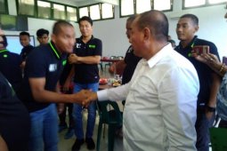 Jelang delapan besar Liga 2, Gubernur Sumut memotivasi pemain PSMS
