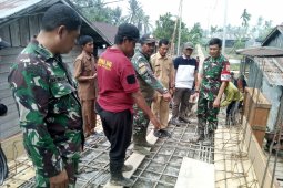Dandim Inhil Letkol Inf Imir Faishal Tinjau Sasaran TMMD Ke-106