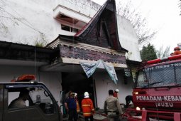 Bekas RS Herna Tebing Tinggi nyaris terbakar