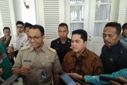 Menteri BUMN sambangi Balai Kota Jakarta membahas integrasi transportasi