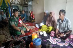 Dandim Inhil Imir Faishal Kunjungi Rumah Winanda Yang Meninggal Terjatuh Ke Sungai