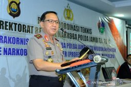 Kapolda Jambi minta pelaku narkoba juga dijerat TPPU