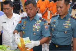 Kembangkan penangkapan sabu, Lanal Palembang koordinasi dengan BNN