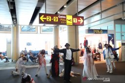 Nuansa seram warnai "Halloween" di Bandara Ngurah Rai