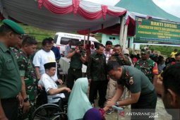 Kodim 0212 Binter Terpadu di Kabupaten Tapanuli Selatan