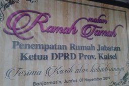 Religi budaya warnai penempatan rujab ketua dprd