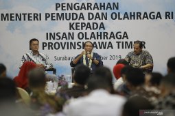 Menpora bertemu insan olah raga Jawa Timur