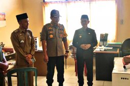 Kapolres Bangka cek logistik hasil Pilkades serentak