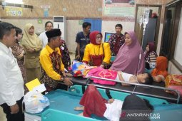Polisi lakukan olah TKP atap sekolah ambruk di Pasuruan