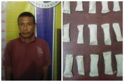 Karyawan PTPN 2 Sawit Seberang miliki puluhan paket ganja ditangkap polisi