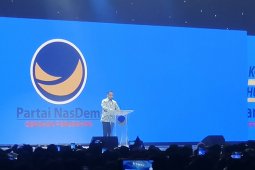 Anies Baswedan bicara persatuan di Kongres II NasDem