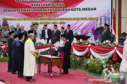 Pimpinan DPRD Kota Medan resmi dilantik