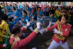 Tari Rodat Maulid Nabi di kampung Kepaon