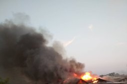 Pasar Baros, Kabupaten Serang, Terbakar