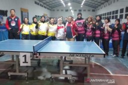 Tim Kemenpora borong emas tenis meja beregu Pornas Korpri XV