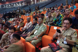 Bupati Rupinus dan Forkopimda hadiri rakornas Indonesia maju di Sentul