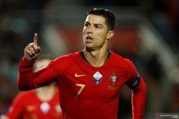 Hattrick Ronaldo warnai pesta gol Portugal ketika jamu Lithuania