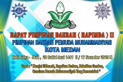 17 November, Pemuda Muhammadiyah Medan gelar Rapimda